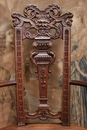 Renaissance style Arm chair in Walnut, France 19th century