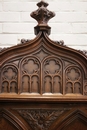 Gothic style Armoire in Walnut, France 19th century