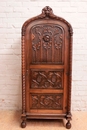 Gothic style Armoire in Walnut, France 1930