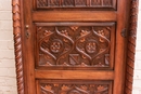 Gothic style Armoire in Walnut, France 1930