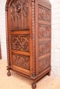Gothic style Armoire in Walnut, France 1930