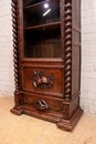 Hunt style Bookcase in Oak, France 19th century