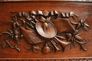 Hunt style single door Bookcase in Oak, France 19th century