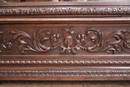 Renaissance style Armoire in Oak, France 19th century