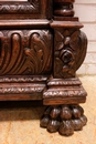 Renaissance style Armoire in Oak, France 19th century