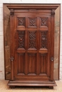 Renaissance style Armoire in Walnut, France 19th century