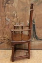Gothic style Arm chair in Walnut, France 19th century