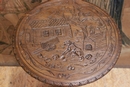 Hunt style Table in Oak, France 19th century