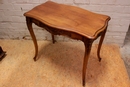 Solid walnut Louis XV Desk table