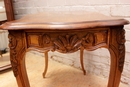 Louis XV style Desk table in Walnut, France 1900