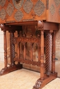 Spanish style Cabinet in Walnut, France 19th century