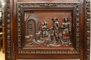 Breton style Bedroom in Oak, France 19th century