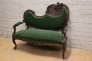 Louis XV style Sofa set in Walnut, France 19th century