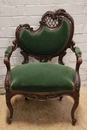 Louis XV style Sofa set in Walnut, France 19th century