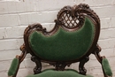 Louis XV style Sofa set in Walnut, France 19th century