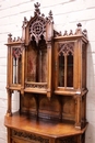 Gothic style Display cabinet in Walnut, France 19th century