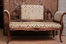 Louis XV style Sofa in Walnut, France 19th century
