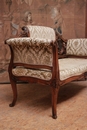 Louis XV style Sofa in Walnut, France 19th century