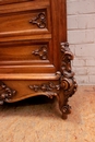 Louis XV style Secretary desk/display in Walnut, France 19th century