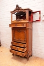 Louis XV style Secretary desk/display in Walnut, France 19th century