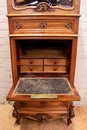 Louis XV style Secretary desk/display in Walnut, France 19th century