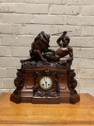 Special mahogany clock