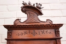 Renaissance style Cabinet in Walnut, France 19th century