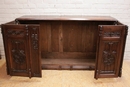 Gothic style Cabinet in Oak, France 19th century