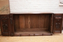 Gothic style Cabinet in Oak, France 19th century