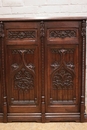 Gothic style Cabinet in Oak, France 19th century