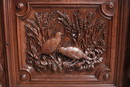 Hunt style Cabinet in Oak, France 19th century