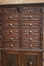 Hunt style Cabinet in Oak, France 19th century