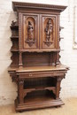 Renaissance style Cabinet in Walnut, France 19th century