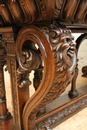 Renaissance style Desk table in Walnut, France 19th century