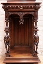 Renaissance style Cabinet in Walnut, France 19th century