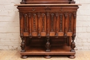 Renaissance style Cabinet in Walnut, France 19th century