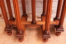 Renaissance style Server table in Walnut, France 19th century