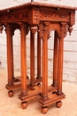 Renaissance style Server table in Walnut, France 19th century