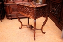 Renaissance style Trunk in Walnut, France 19th century