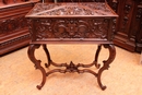 Renaissance style Trunk in Walnut, France 19th century
