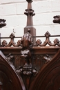 Gothic style Cabinet in Walnut, France 19th century