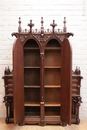 Gothic style Cabinet in Walnut, France 19th century