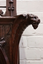 Gothic style Cabinet in Walnut, France 19th century