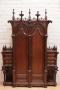 Gothic style Cabinet in Walnut, France 19th century