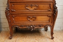 Louis XV style Cabinet in Walnut, France 19th century