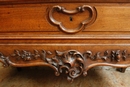 Louis XV style Cabinet in Walnut, France 19th century