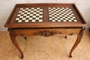Louis XV style in Walnut, France 1900
