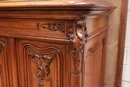 Louis XV style Server in Walnut, France 19th century