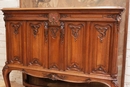 Louis XV style Server in Walnut, France 19th century