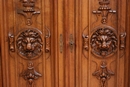Renaissance style Cabinet in Walnut, France 19th century